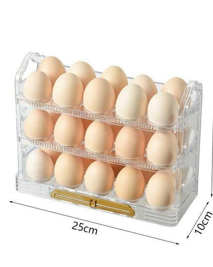Fresh Egg Keeper with Stackable Organizer Tray
