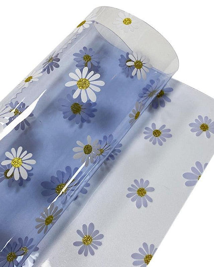 Floral Elegance PVC Craft Film for Creative Home Decor and DIY Projects