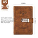 Vintage Charm: Secure A5 Handcrafted Journal with 200 Pages