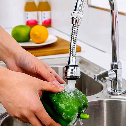 Water-Saving 360° Swivel Faucet Attachment for Eco-Conscious Living
