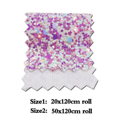 Sparkling Chunky Glitter Fabric Roll - Create a Crafting Fantasy