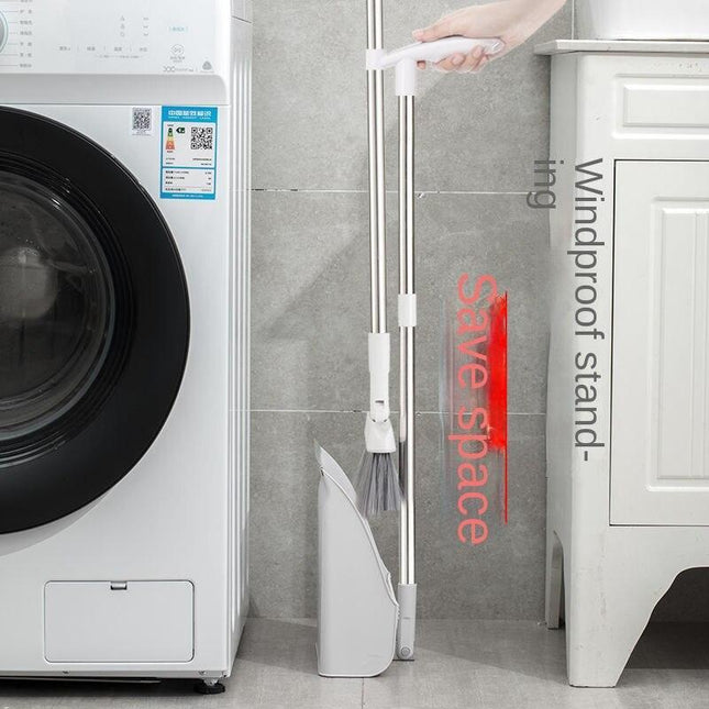 Versatile Space-Saving Broom and Dustpan Combo: Durable and Stylish Cleaning Solution