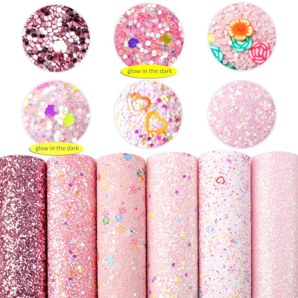 Dazzling DIY Glitter Craft Collection - 5 Sparkling Sheets