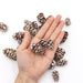 Lifelike Pine Cone Christmas Decor Set for Festive Home Decor