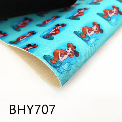 Magical Mermaid Fairy Fantasy Faux Leather Crafting Sheet - A4 DIY Essential