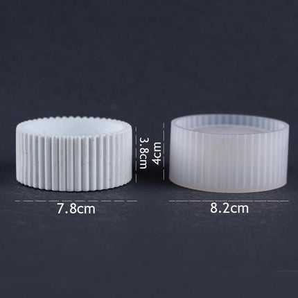 Round Silicone Molds for Creative Candle Jars and Stylish Plant Pots: Elevate Your Home Decor Projects