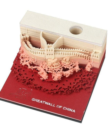 Illuminated Fantasy Castle 3D Memo Pad - Unlock Your Imagination