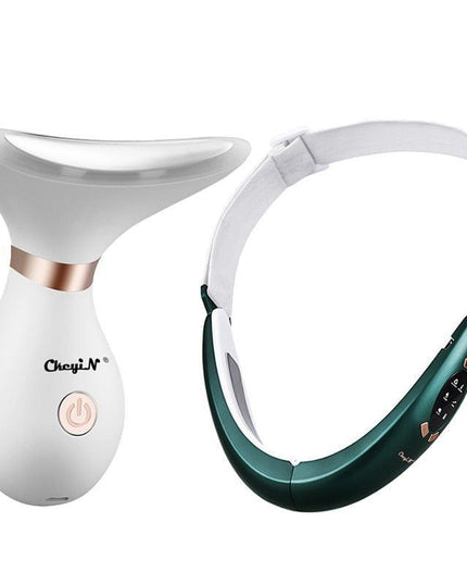 Youthful Radiance: Advanced Facial Contouring Device with Red Light Therapy and EMS Technology