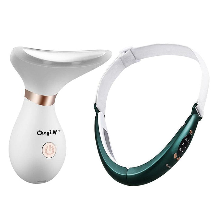 Facial Contouring Device with Red Light Therapy and EMS Massager for Face and Neck Slimming