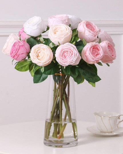 Elegant Lifelike Rose Branch Collection for Timeless Home and Wedding Decor