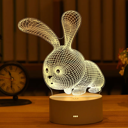 Enchanting 3D Illusion LED Night Light - Illuminate Your Space with Wonder