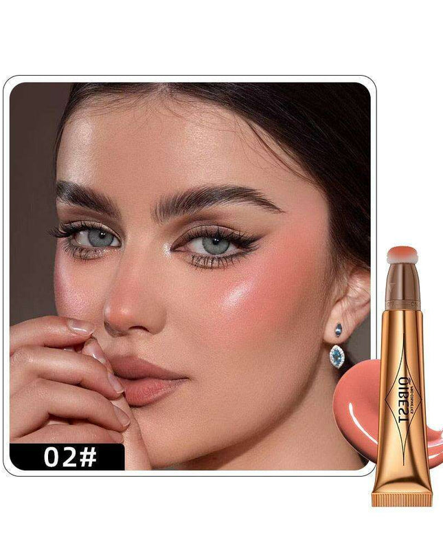 Radiant Peach Cream Stick Essentials - Blush, Bronzer, and Highlighter Set