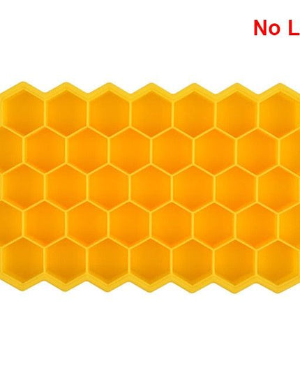 Vibrant Honeycomb Silicone Ice Cube Mold - Ideal for Cocktails and Frozen Delights