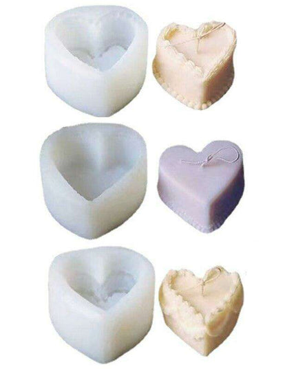 Creative Love Heart Silicone Baking and Crafting Mold