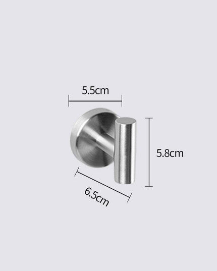 Elevate Your Bathroom with the Stylish Stainless Steel Organization Set