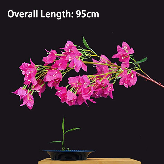 100CM Cherry Blossom Silk Artificial Flowers - Elegant Floral Decoration for Home and Special Occasions