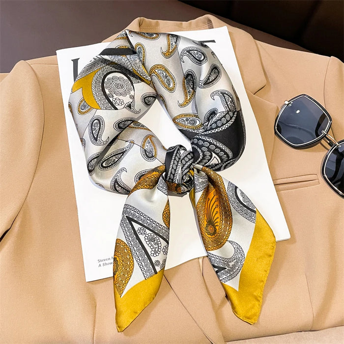 Elegant Silk Scarf for Women - Stylish Four Seasons Accessory