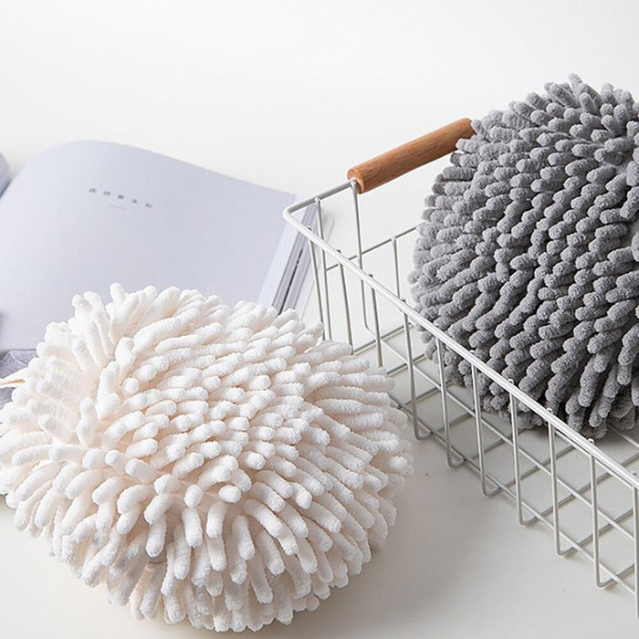 Luxurious Chenille Sponge Hand Towel with Premium Absorbency