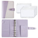 Deluxe A6 Budget Planner Notebook with Interchangeable Sheets and Stylish Zip Pockets