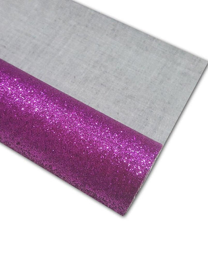 Lustrous Black and Gold Glitter Faux Leather Craft Sheet for Exceptional DIY Projects