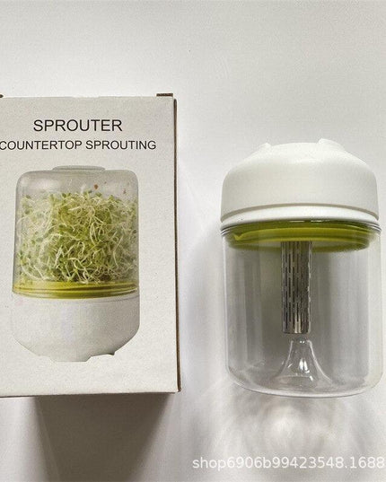 Glass Sprouting Station: Effortless Indoor Garden Kit