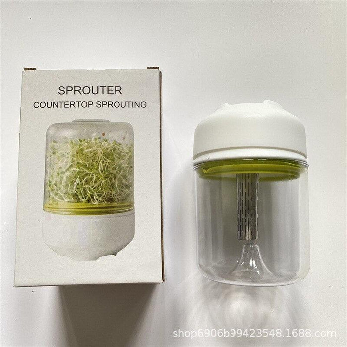 Indoor Sprouting Kit: Glass Vessel for Year-Round Fresh Sprouts