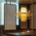 Artisan Bamboo Chandelier: Exquisite Handcrafted Lighting for Home and Garden
