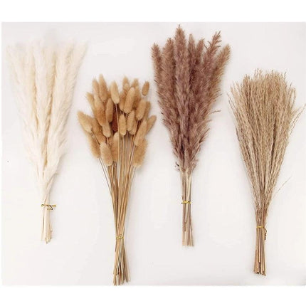 Natural Elegance: Bohemian Pampas Grass Bouquet for Chic Home Decor