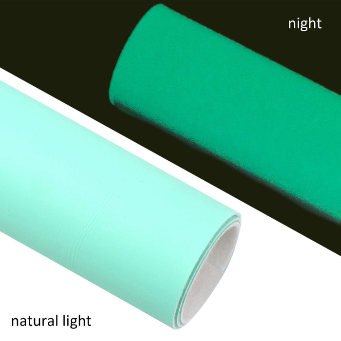 Luminous Glow-in-the-Dark Synthetic Leather Crafting Sheets
