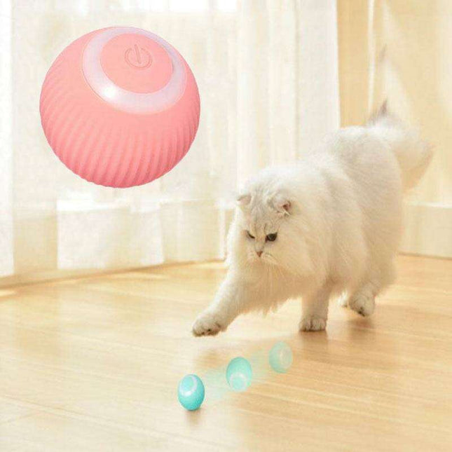 Smart Rolling Cat Toy: Interactive Fun for Indoor Kittens