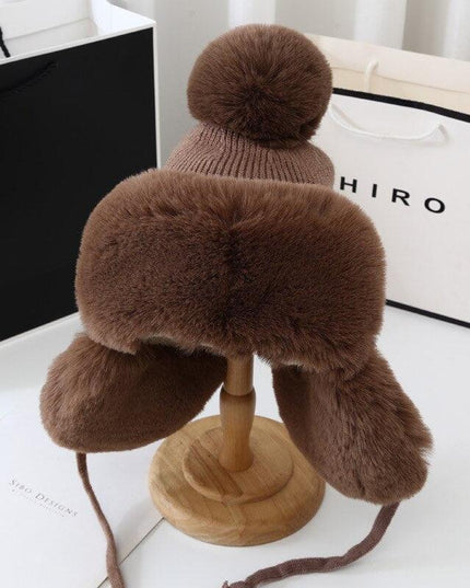 Elegant Winter Earflap Beanies for Women