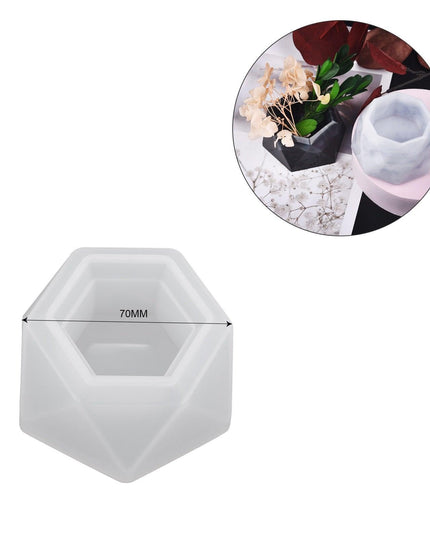 Silicone Mold Kit for Creative Candle Jars and Flower Planters