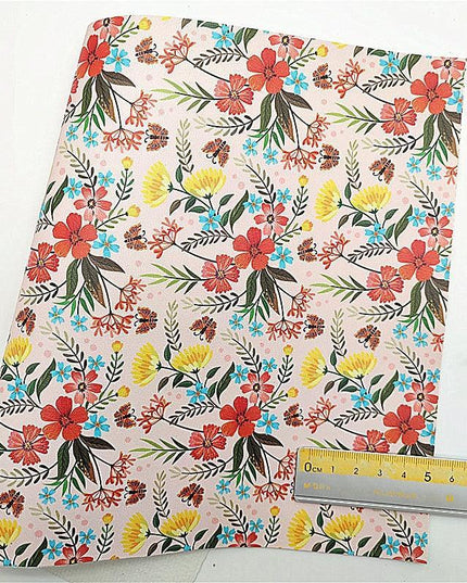 Sparkling Easter Faux Leather Crafting Sheets - Assorted Glitter in Pink, Yellow, and Mint