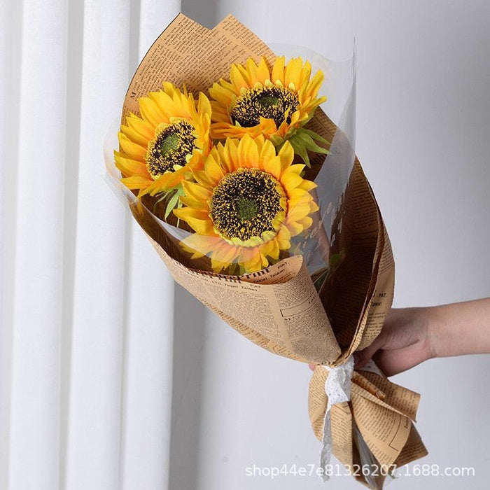 Sunflower Silk Elegance Collection - Set of 3/5/10 - Lifelike Beauty Blooms