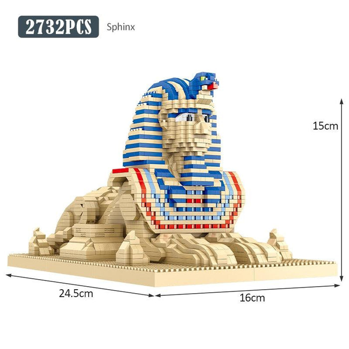 World Landmarks Replica Architecture Building Blocks Set - Educational Eco-Friendly Toy Kit for Kids - 5594PCS Simulation Bricks for Creative Exploration