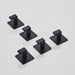 Sleek Black Wall Hook Organizer - Stylish and Practical Storage Solution