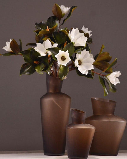 Exquisite Customizable Silk Magnolia Flower Arrangement with Tailored Stems
