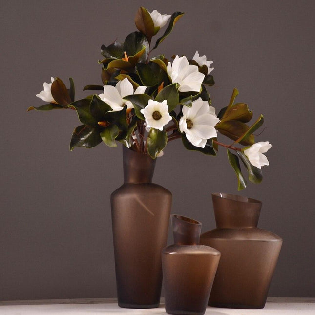 Exquisite Customizable Silk Magnolia Flower Arrangement with Tailored Stems