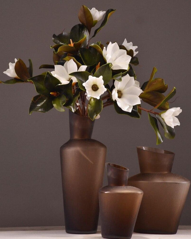Exquisite Customizable Silk Magnolia Flower Arrangement with Tailored Stems