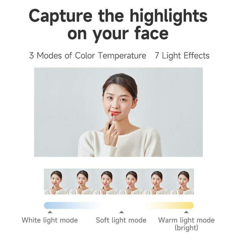 Ultimate Content Creator Selfie Kit: Expandable Tripod with Bluetooth Lighting & Remote