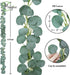 Elegant Silver Dollar Eucalyptus Green Swag - Chic Home Decor Accent