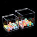 Elegant Acrylic Jewelry Storage Cube for Personalized Celebrations