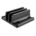 Adjustable Vertical Laptop Holder with Dual Storage and Customizable Slot Width