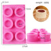 Stylish Round Silicone Molds for Crafting Candle Jars and Flower Pots