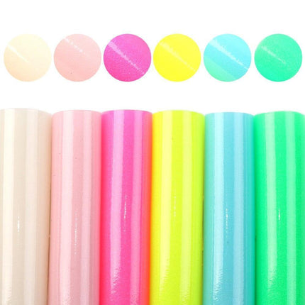 Sparkling Faux Leather DIY Craft Kit: Shimmering Fabric Collection for Creative Projects