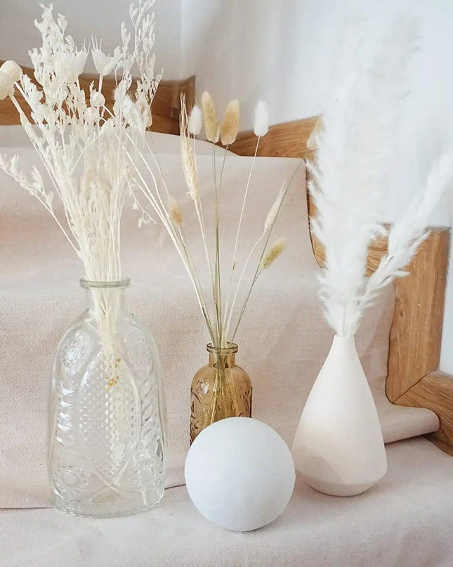 Luxurious 104-Piece Dried Pampas Grass Floral Arrangement for Chic Home and Event Decoration