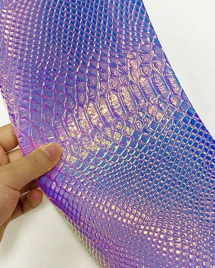 Iridescent Dragon Scale Leather for Enchanting DIY Creations