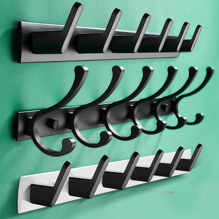 Rustic Aluminum Hook Collection: Space-Saving Storage Essential
