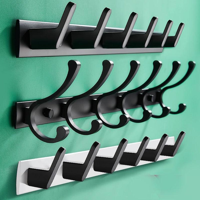 Space-Saving Aluminum Robe Hook Set: Durable Storage Solution