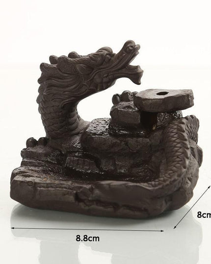Enchanted Dragon Waterfall Incense Burner - A Serene Addition for Tranquil Spaces